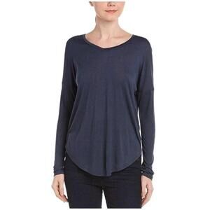 NWT Lanston Revolve Blue Flowy Lightweight Long Sleeve XS  Comfort USA goth